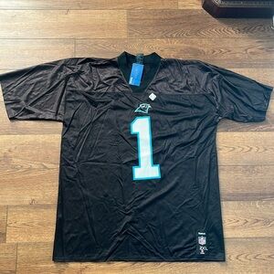 NWT Reebok Team Apparel NFL Carolina Panthers Cam Newton Jersey XXL